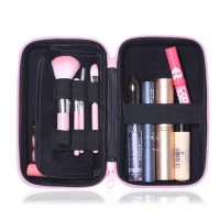 PU leathrer beauty eva bag mini hard makeup box, custom logo cosmetic bag